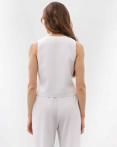 Костюм Texture з жилетом та штанами від FASHIONISTA молочний