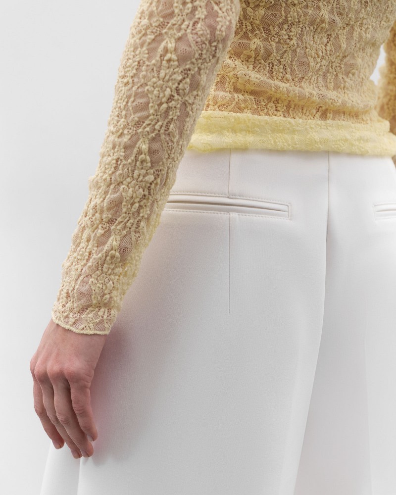 Молочні штани Wide Leg з низькою посадкою FASHIONISTA