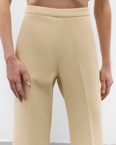 Кремові штани-кльош FASHIONISTA