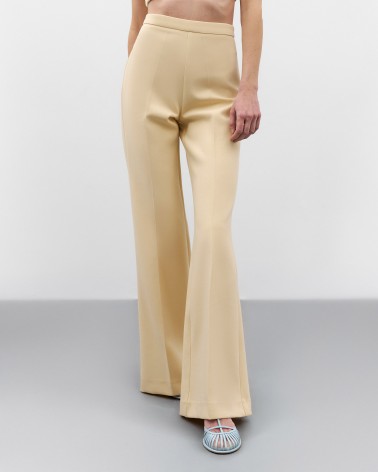 Кремові штани-кльош FASHIONISTA