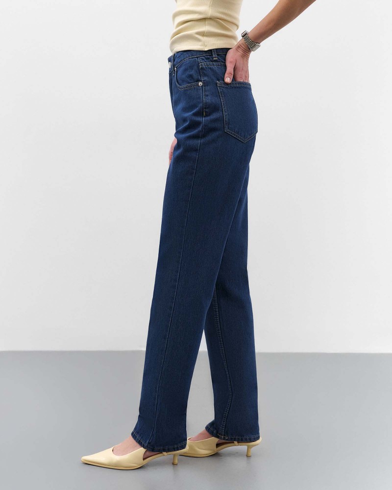 Сині джинси Straight basе FASHIONISTA