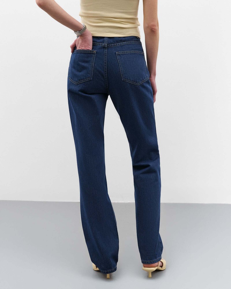 Сині джинси Straight basе FASHIONISTA