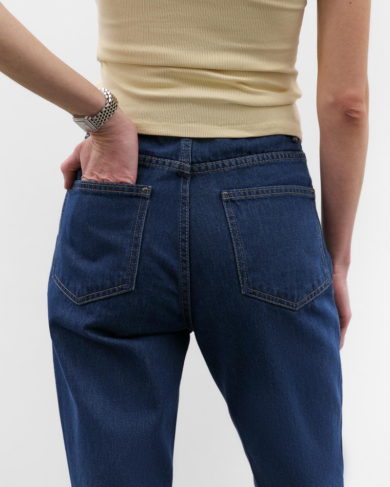 Сині джинси Straight basе FASHIONISTA