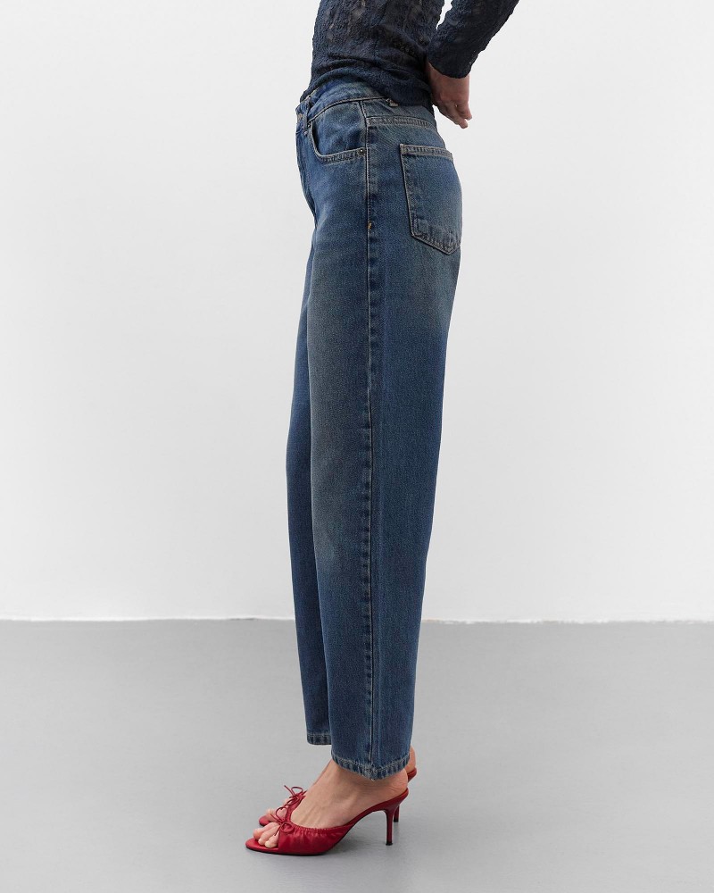 Сині джинси MOM Base FASHIONISTA