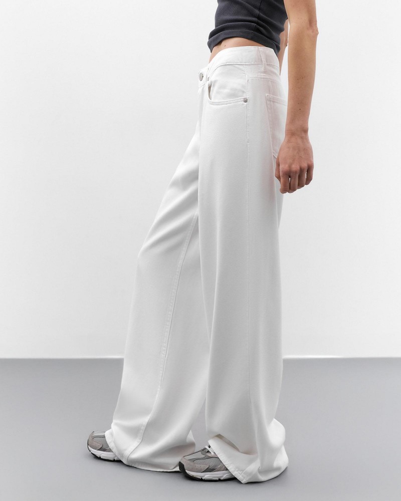 Білі джинси Base Wide Leg FASHIONISTA Білі джинси Base Wide Leg FASHIONISTA