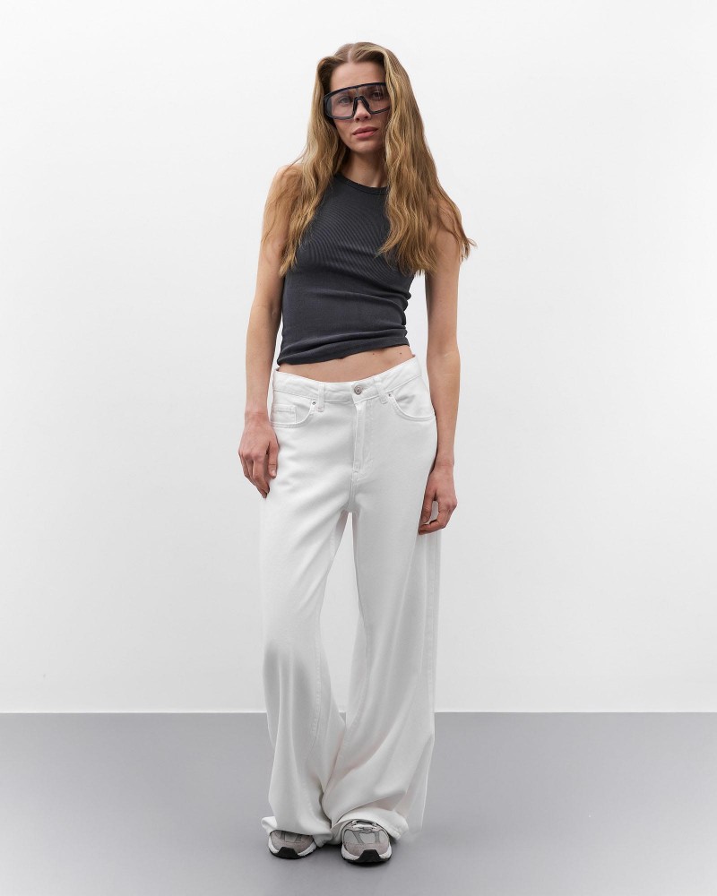 Білі джинси Base Wide Leg FASHIONISTA Білі джинси Base Wide Leg FASHIONISTA