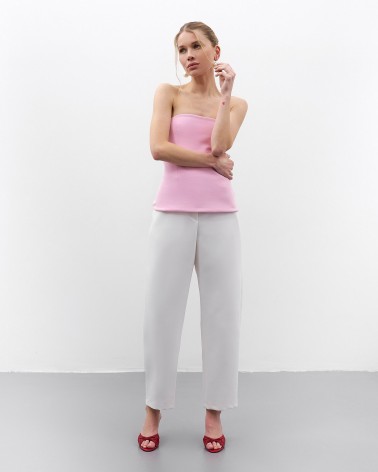 Рожевий силуетний топ-бандо FASHIONISTA