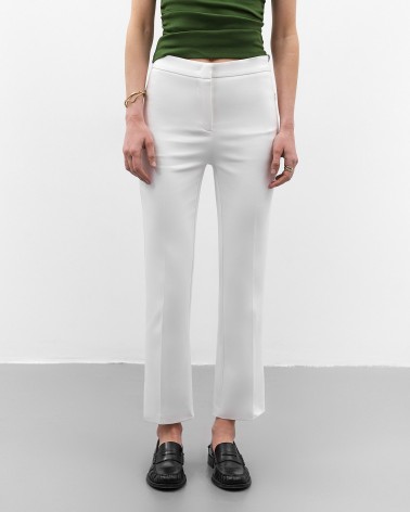 Молочні штани прямого крою FASHIONISTA