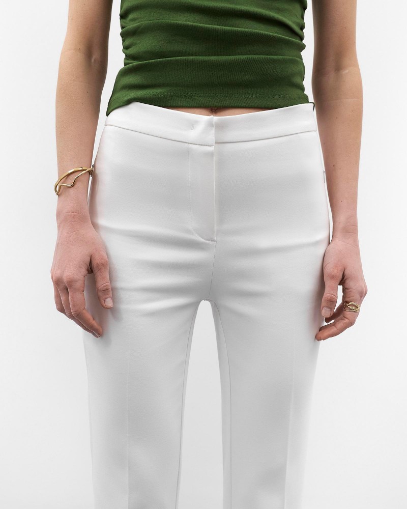 Молочні штани прямого крою FASHIONISTA