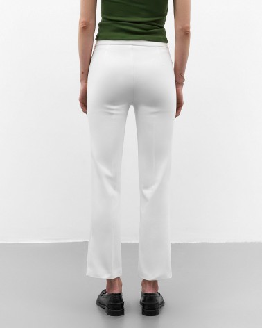 Молочні штани прямого крою FASHIONISTA