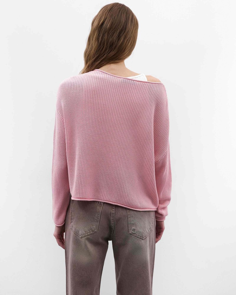 Рожевий джемпер з довгими рукавами FASHIONISTA Рожевий джемпер з довгими рукавами FASHIONISTA