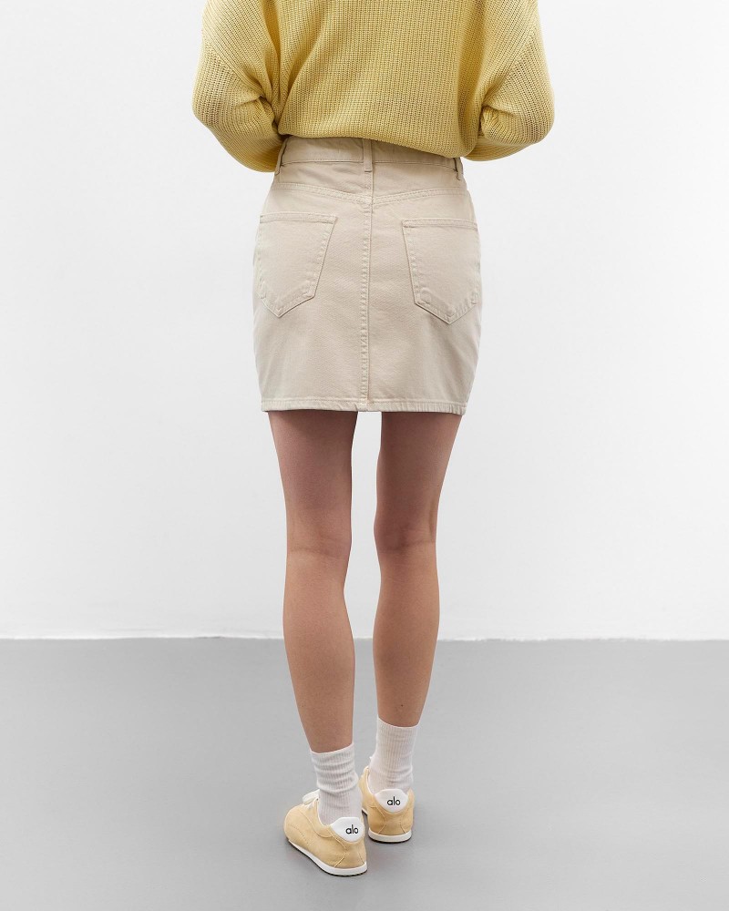 Світло-бежева джинсова спідниця
 довжини міні FASHIONISTA