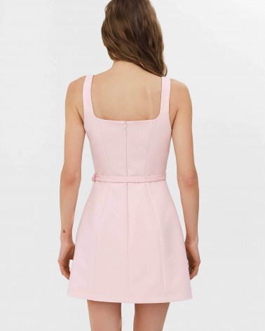 Рожевий сарафан Muse з поясом FASHIONISTA