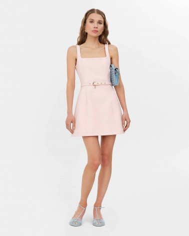 Рожевий сарафан Muse з поясом FASHIONISTA