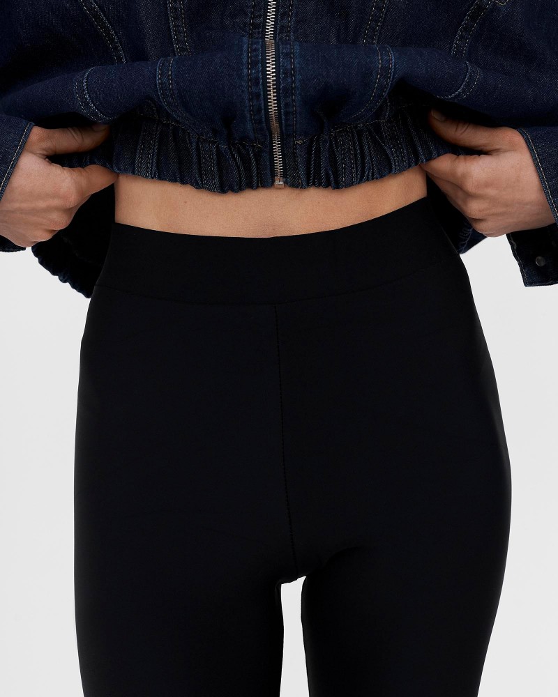 Чорні легінси зі штрипками FASHIONISTA