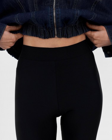 Чорні легінси зі штрипками FASHIONISTA