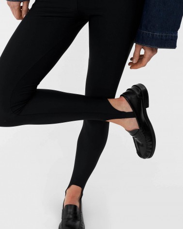 Чорні легінси зі штрипками FASHIONISTA