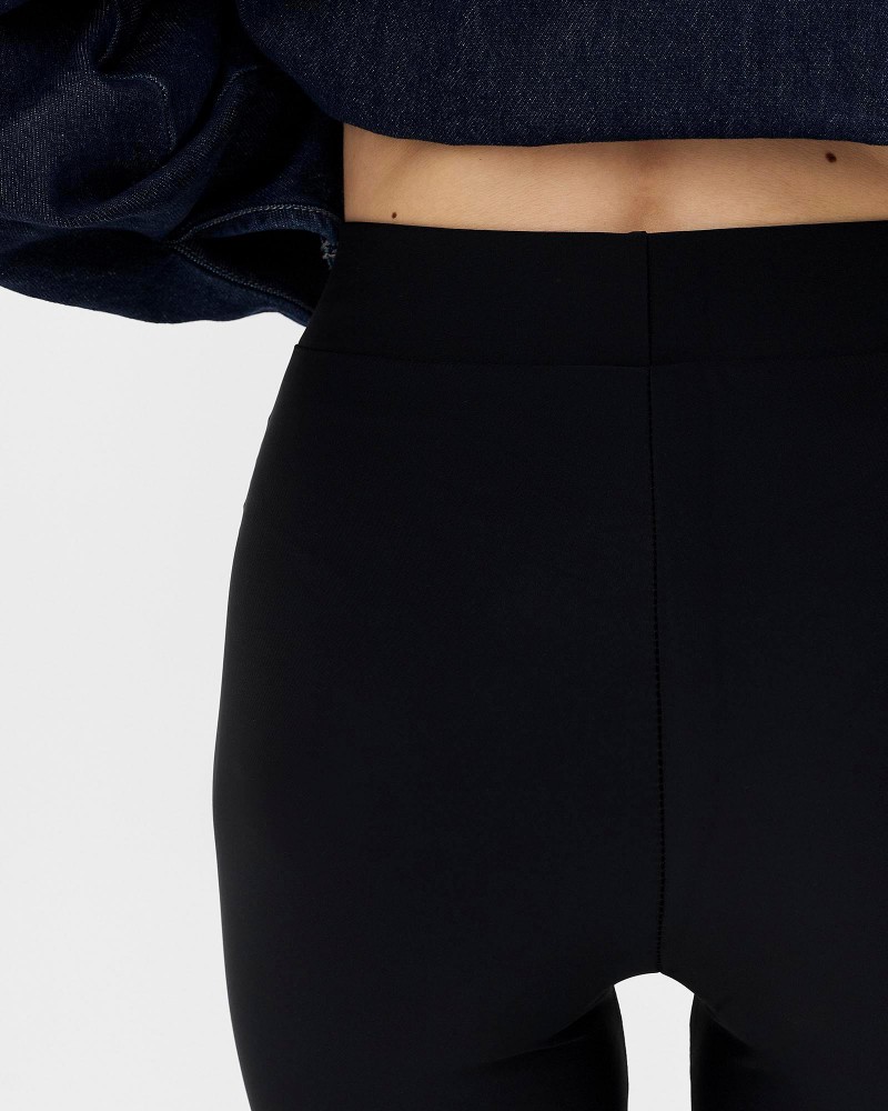 Чорні легінси зі штрипками FASHIONISTA