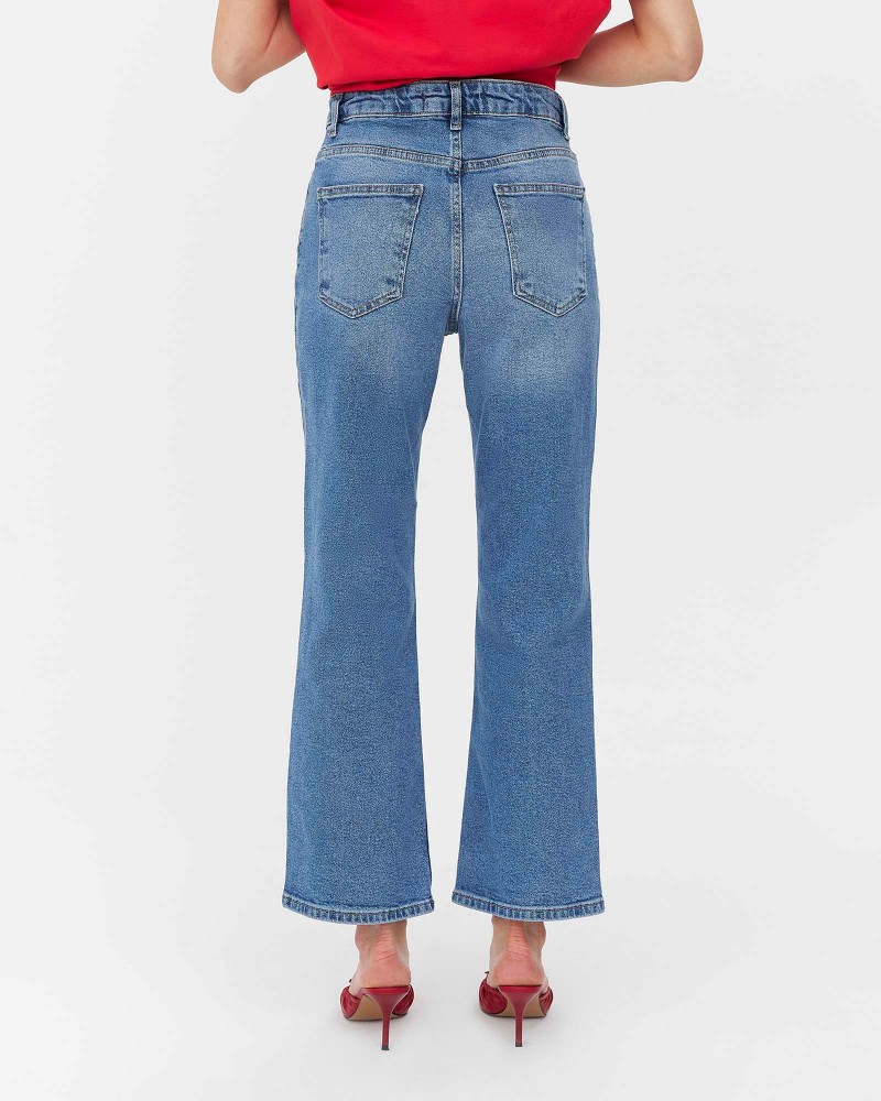 Блакитні джинси Straight Fit FASHIONISTA Блакитні джинси Straight Fit FASHIONISTA