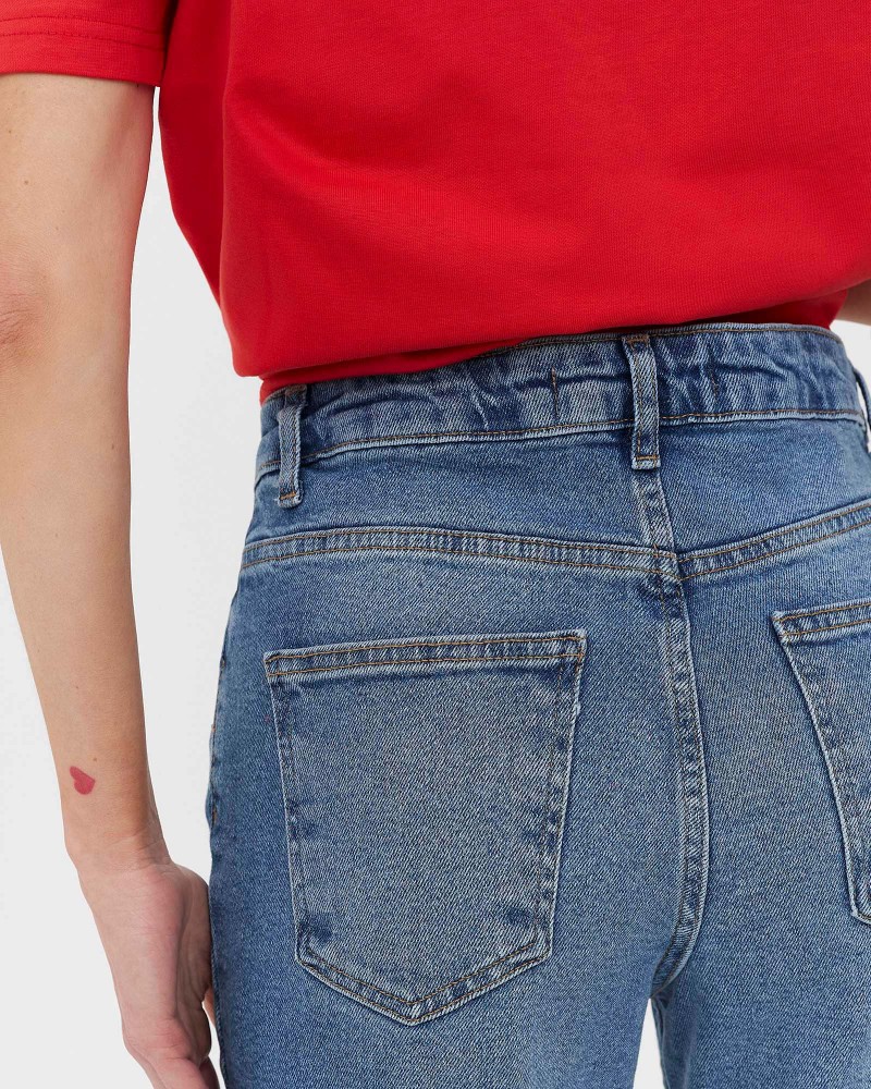 Блакитні джинси Straight Fit FASHIONISTA Блакитні джинси Straight Fit FASHIONISTA