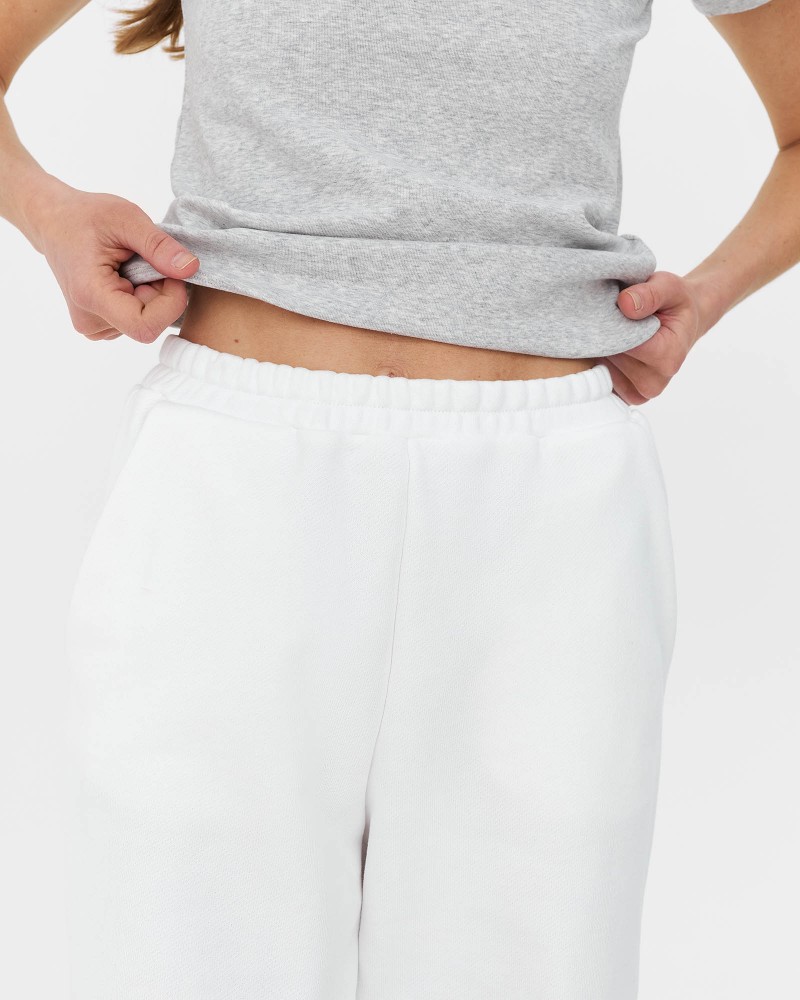 Білі штани-джогери FASHIONISTA