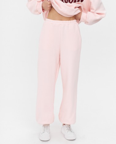 Рожеві штани-джогери FASHIONISTA