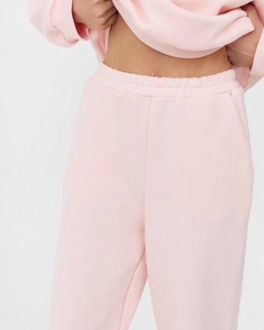 Рожеві штани-джогери FASHIONISTA
