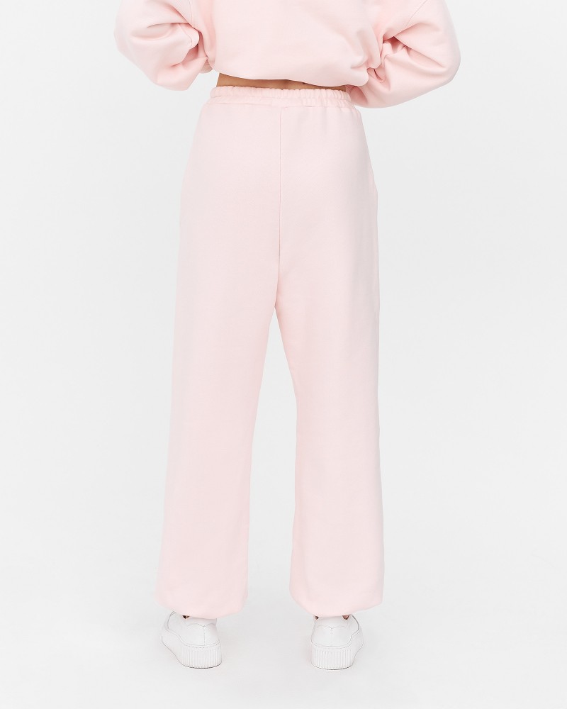 Рожеві штани-джогери FASHIONISTA