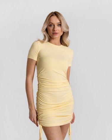 Сукня з драпіруванням від FASHIONISTA жовтий