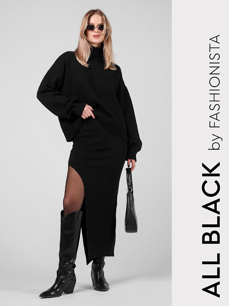 All black by FASHIONISTA
