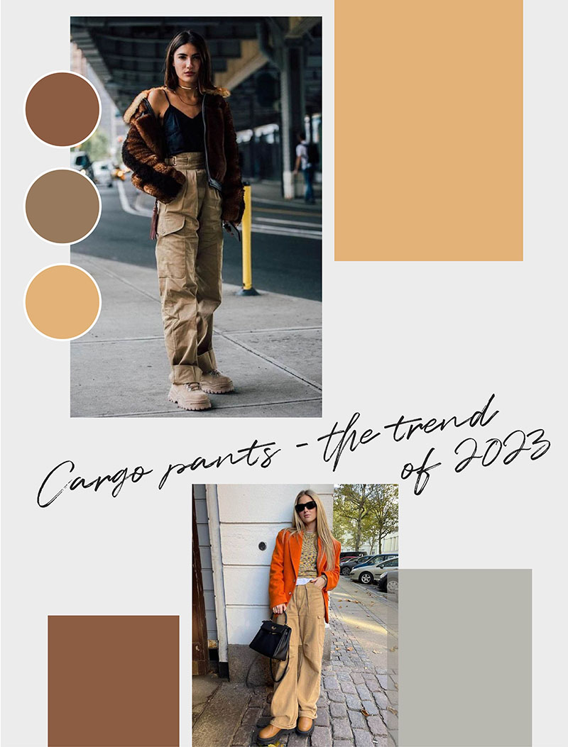 Cargo pants - trends of 2023