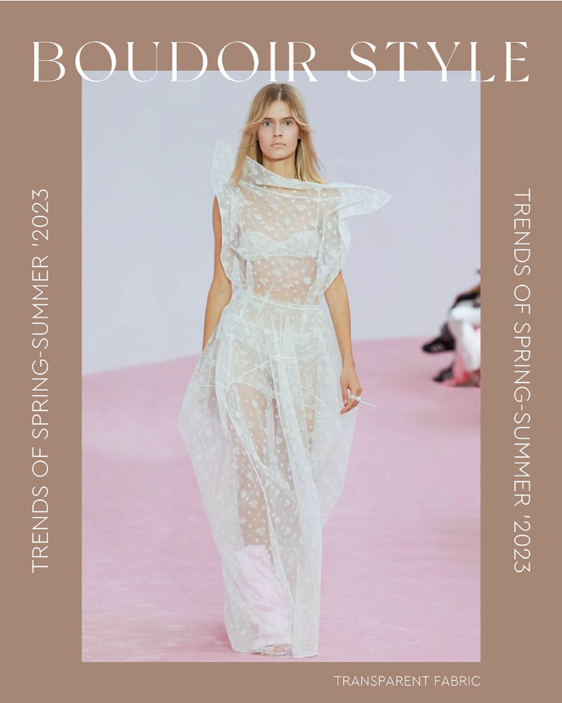 TRANSPARENT FABRIC - TRENDS OF SPRING-SUMMER` 2023