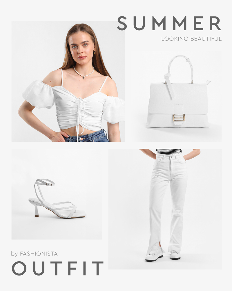 Summer must haves by FASHIONISTA: білі джинси або брюки