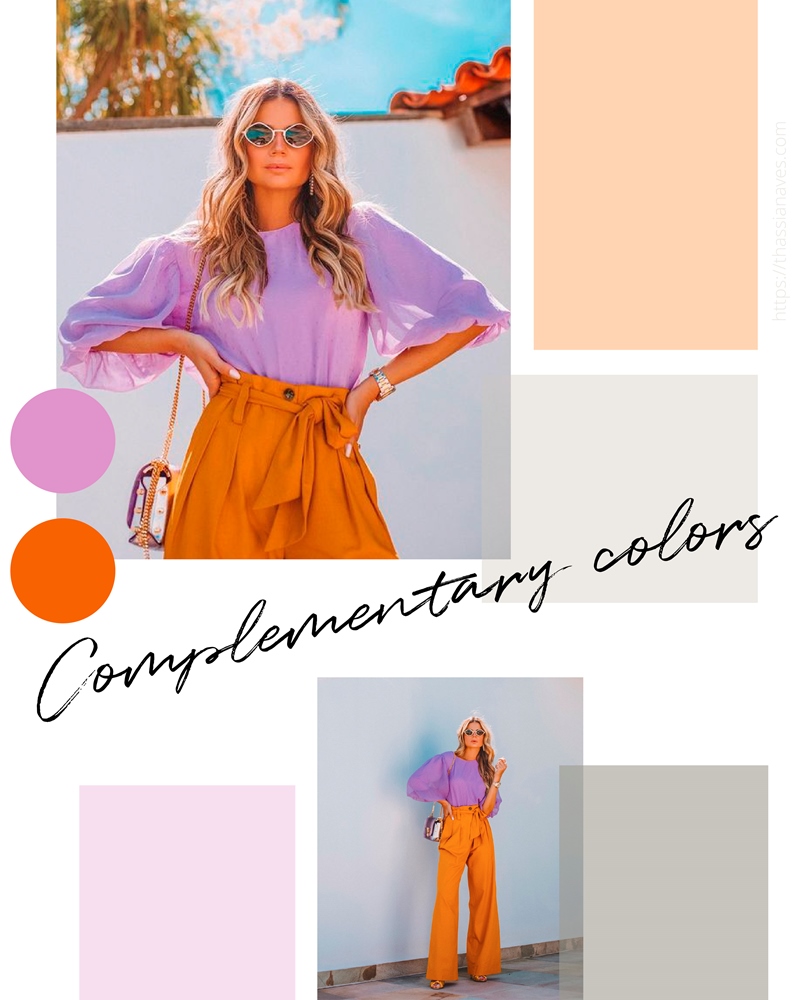 cOMPLEMENTARY COLORS BY FASHIONISTA