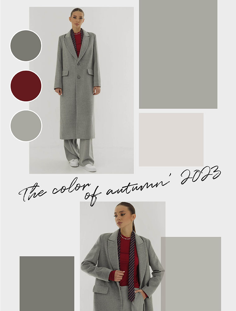 Gray color in the collection by FASHIONISTA