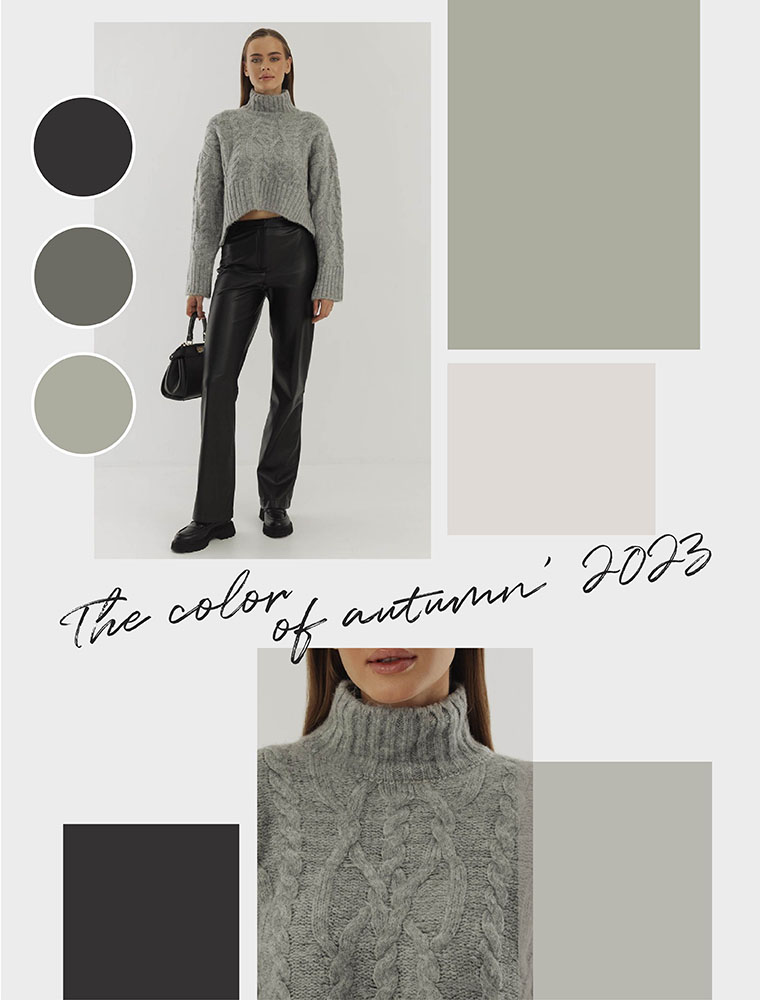 Gray color in the collection by FASHIONISTA