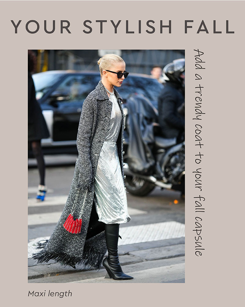 Maxi length: Coat trends’ 2023 by FASHIONISTA