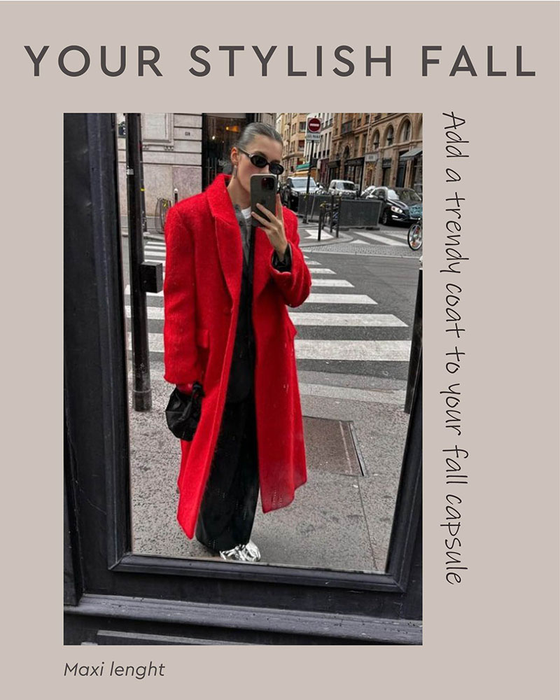 Maxi length: Coat trends’ 2023 by FASHIONISTA