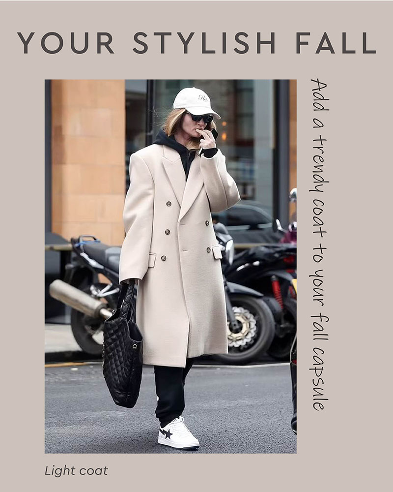 Light coat: Coat trends’ 2023 by FASHIONISTA