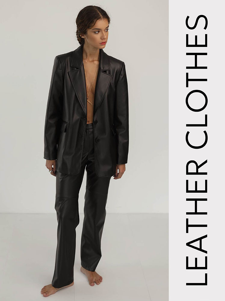 TREND UPDATES FROM THE FALL/WINTER ’23/24 COLLECTION BY FASHIONISTA: LEATHER CLOTHES