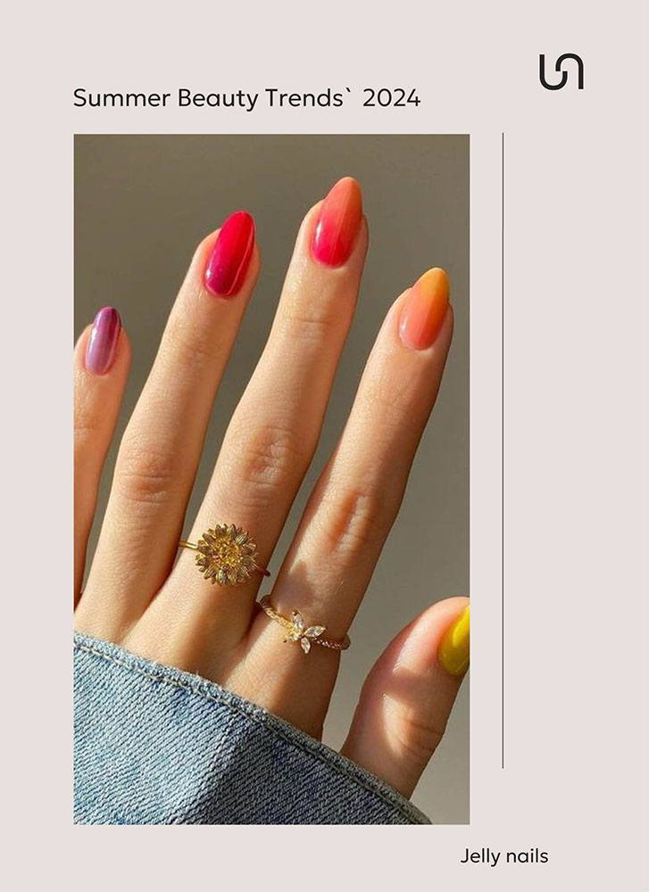 Summer Beauty Trends` 2024: JELLY NAILS