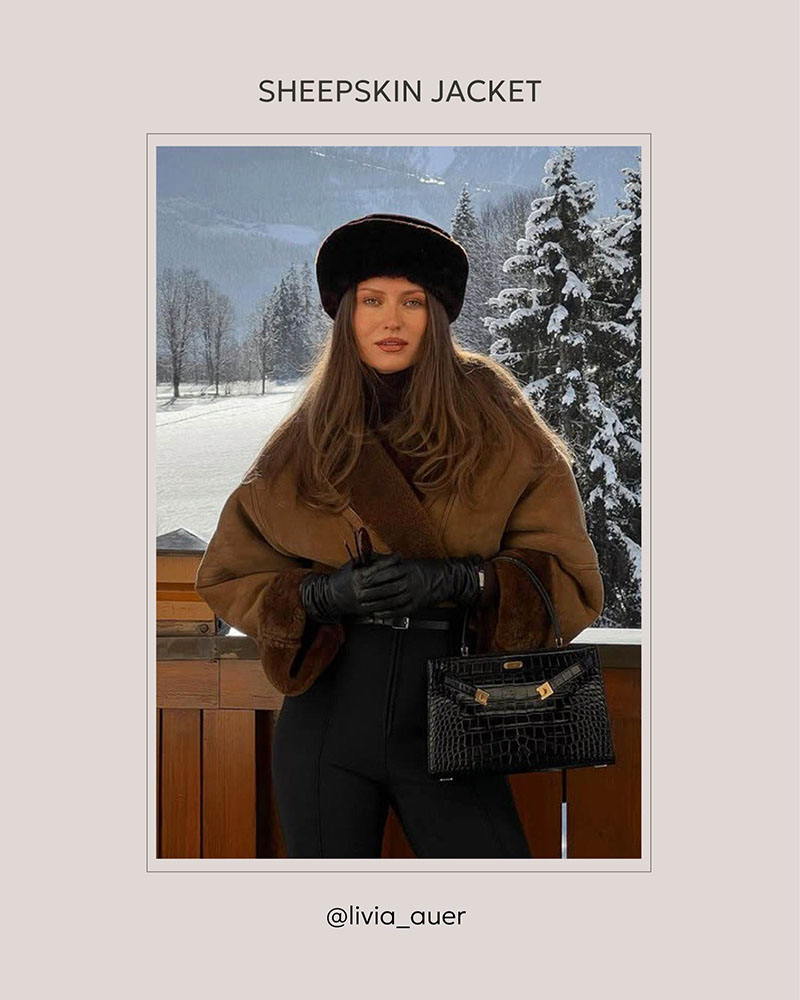 Sheepskin coat Winter 2024/25