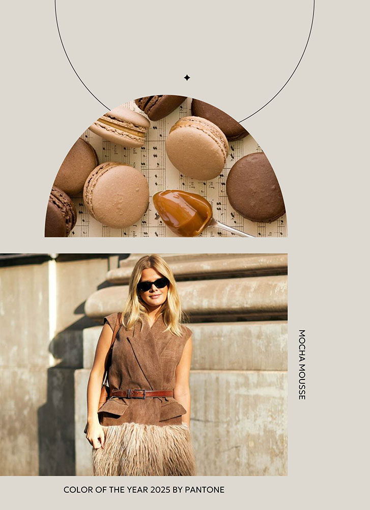 Color of the Year 2025 by Pantone - Mocha Mousse