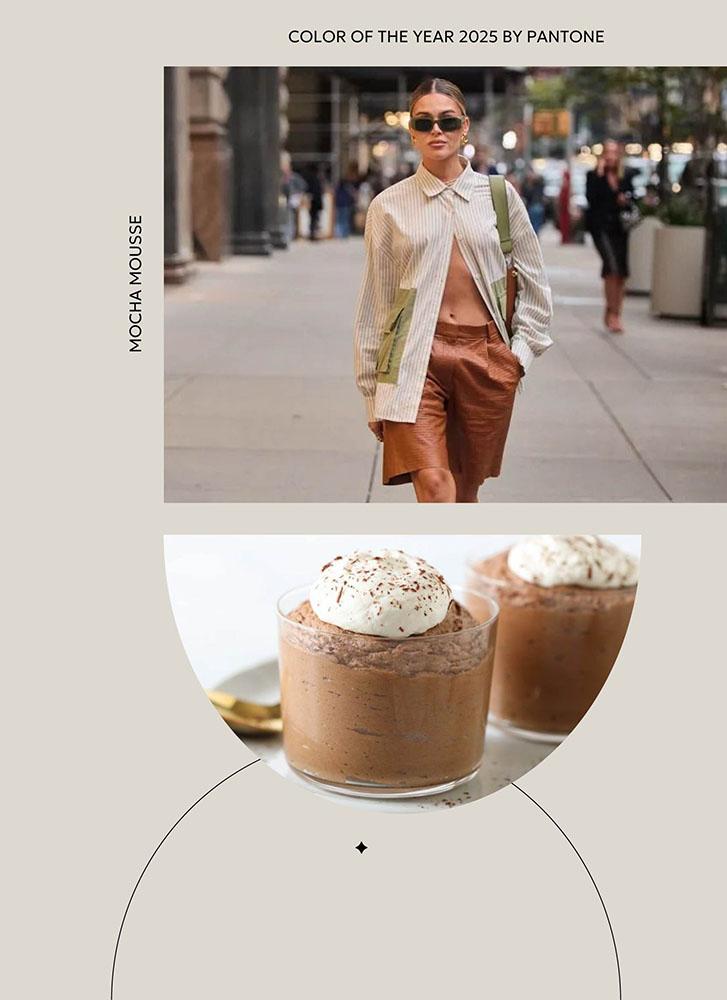 Color of the Year 2025 by Pantone - Mocha Mousse