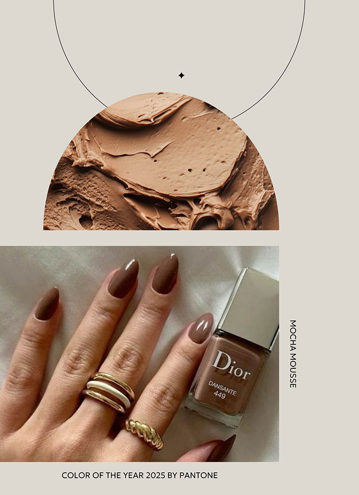 Color of the Year 2025 by Pantone - Mocha Mousse