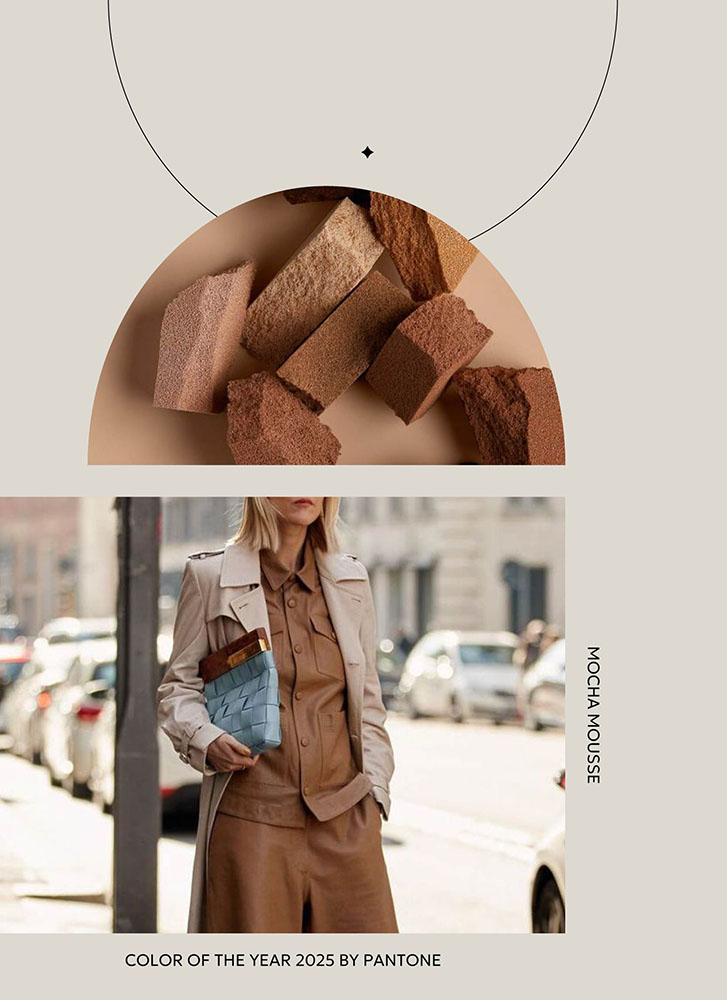 Color of the Year 2025 by Pantone - Mocha Mousse