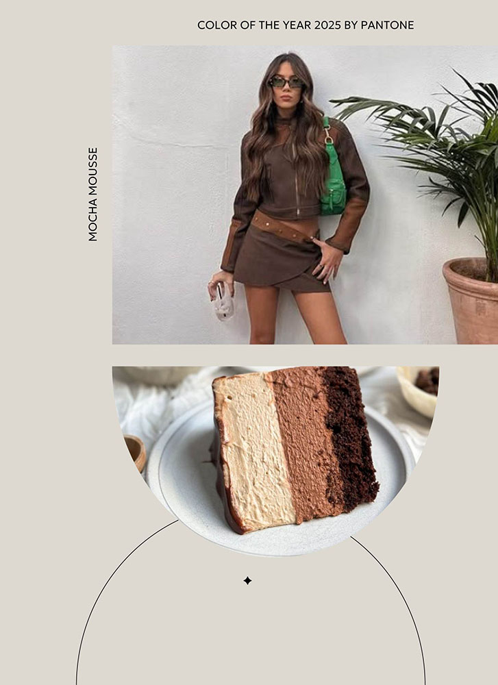 Color of the Year 2025 by Pantone - Mocha Mousse