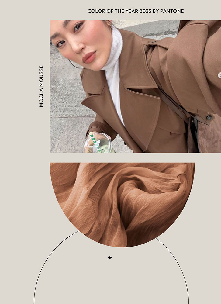 Color of the Year 2025 by Pantone - Mocha Mousse