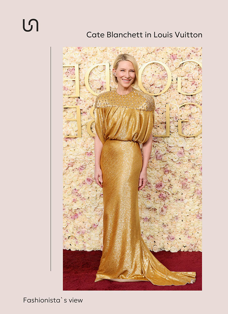 The Golden Globes 2025: Cate Blanchett in Louis Vuitton