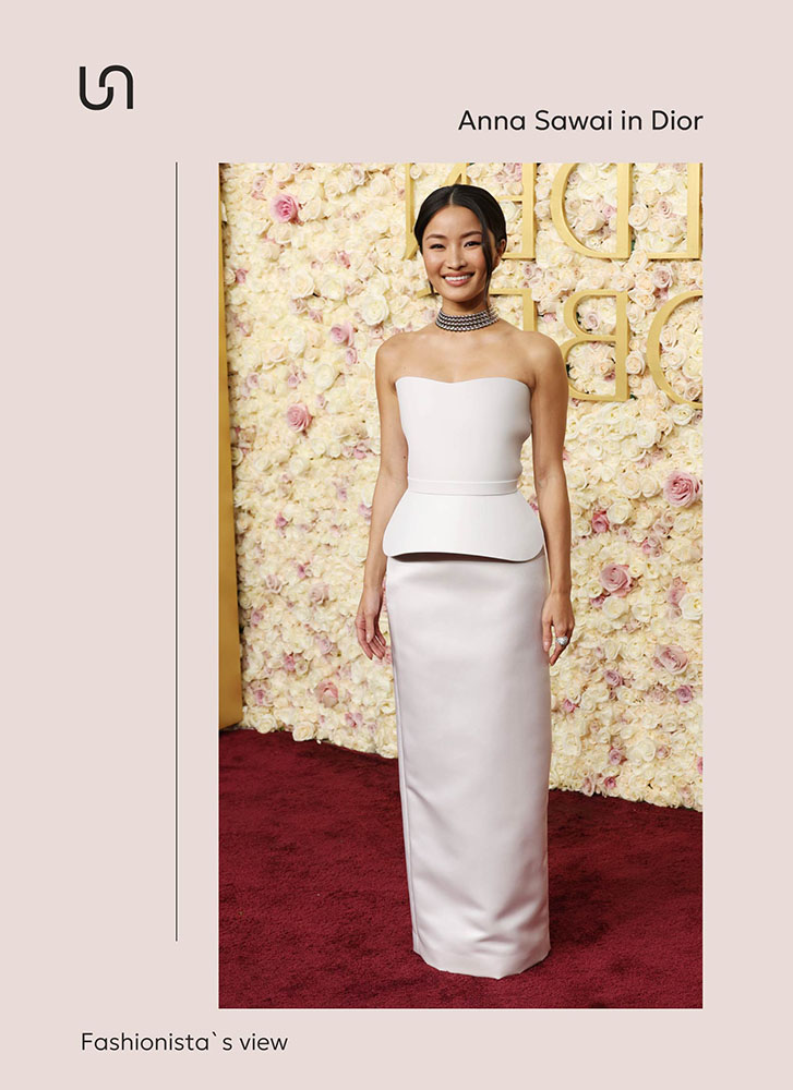 The Golden Globes 2025: Anna Sawai in Dior